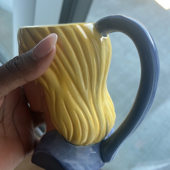 Vintage Pocahontas Captain John Smith Figural Ceramic Mug 3D Cup Applause - Picture 8 of 8